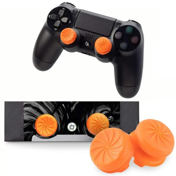 1 Pairs Thumb Grips For Ps4 Ps5 Playstation 5 4 FPS Joystick Cover Extenders Caps Soft Anti-Slip Rubber Thumbsticks Accessories - Image 5
