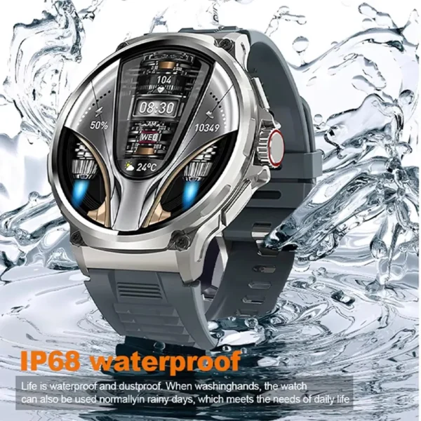 2024 New GPS Men's Smart Watch 710mAH Large Battery 1.85-inch HD Large Screen Bluetooth Call Heart Rate Health Monitoring Watch - Image 2