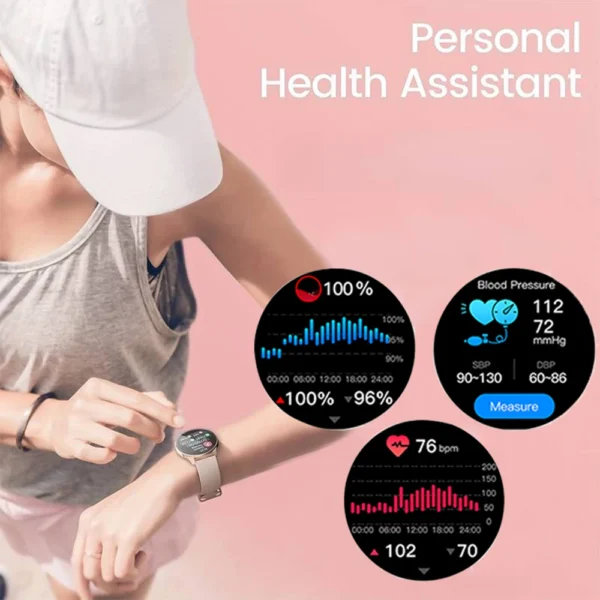 SENBONO New Women Smart Watch Bluetooth Call Fitness Tracker 100+ Sport Modes Waterproof Smartwatch Women Men for Android iOS - Image 4