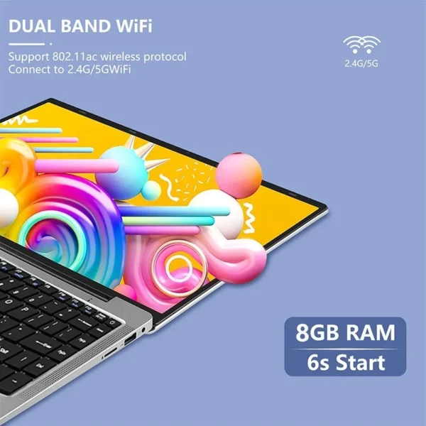N4000 14.1 Inch 128GB 256GB SSD Windows 10 Pro Inte Laptop Intel Portable Laptos Student Notebook Dual core Laptop - Image 5
