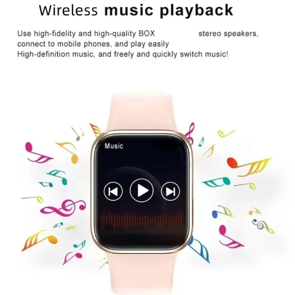 Smart Watch Answer Call Music Player Health Sport Bracelet Fitness Tracker Custom Dial Smartwatch Women Men Gift 2024 New Clock - Image 2