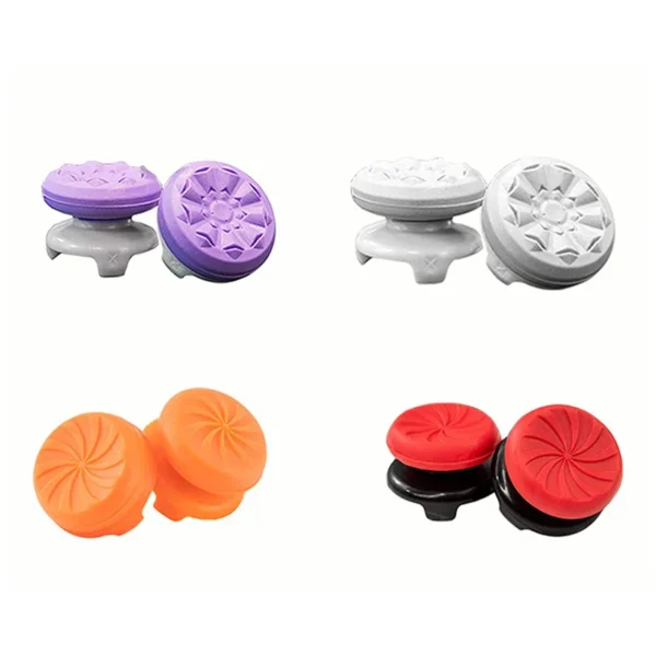 1 Pairs Thumb Grips For Ps4 Ps5 Playstation 5 4 FPS Joystick Cover Extenders Caps Soft Anti-Slip Rubber Thumbsticks Accessories - Image 2